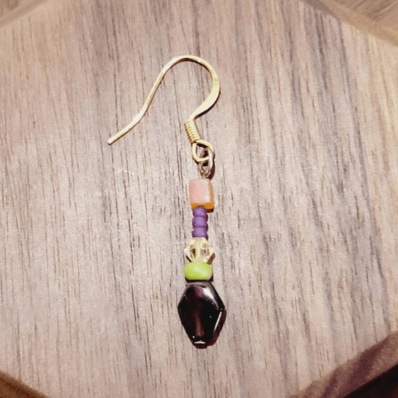 Halloween Fashion Costume Drop Beaded Jewelry Earrings - Picture 4 of 5